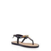 Girls 12-4 Studded Jelly T Strap Sandals - Sandals - $5.99 