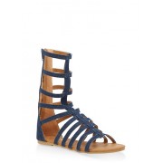 Girls 13-1 Multi Strap Denim Gladiator Sandals - Sandals - $14.99 