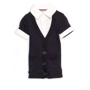 Girls 2T-4T Short Sleeve Cardigan Blouse School Uniform - Swetry na guziki - $11.99  ~ 10.30€