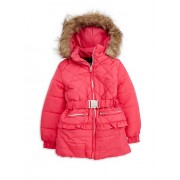Girls 4-6x Quilted Long Puffer Jacket with Belt - Chaquetas - $19.99  ~ 17.17€