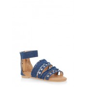 Girls 5-10 Colored Denim Sandals - Sandalen - $12.99  ~ 11.16€