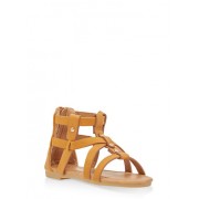 Girls 5-10 Faux Leather Gladiator Sandals - Sandals - $12.99 
