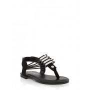 Girls 5-10 Metallic Detail Thong Sandals - Sandale - $12.99  ~ 11.16€