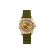 Glitter Face Rubber Strap Watch - Uhren - $9.99  ~ 8.58€