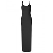 GloryStar Women Sleeveless Spaghetti Strap Cami Maxi Slip Dress - Dresses - $16.99 