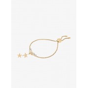 Gold-Tone Star Slider Bracelet And Earrings Set - Braccioletti - $115.00  ~ 98.77€