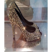 Gold shoes - Moj look - 