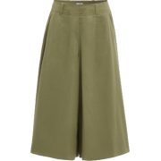 Gonna pantalone verde kaki - Capri & Cropped - 