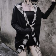Gothic dark trench coat - Swetry na guziki - $27.99  ~ 24.04€