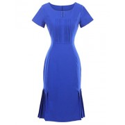GownTown 1950s Vintage Dresses O-Neck Short-Sleeves Dresses Stretchy Dresses - sukienki - $19.99  ~ 17.17€