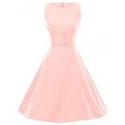 GownTown 1950s Vintage Dresses O-Neck Sleeveless Dresses Swing Stretchy Dresses - 连衣裙 - $19.99  ~ ¥133.94