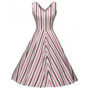 GownTown Women's 1950s Retro Vintage Cocktail Party Swing Dress - ワンピース・ドレス - $36.98  ~ ¥4,162