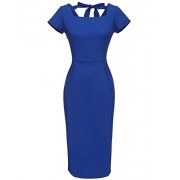 GownTown Women's 50s 60s Vintage Sexy Fitted Office Pencil Dress - Kleider - $23.98  ~ 20.60€