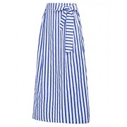 Grace Karin Women's Full Length Vertical Striped Long Skirts With Pocket - Skirts - $9.99 
