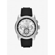 Grayson Silver-Tone Silicone Watch - Ure - $250.00  ~ 214.72€