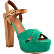 Green Brown - Sandals - 