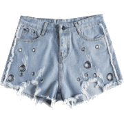 Grommat Destroyed Cutoffs Shorts - Spodnie - krótkie - $21.49  ~ 18.46€