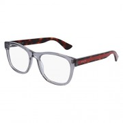 Gucci GG 0004O 004 Transparent Light Grey Plastic Square Eyeglasses 53mm - Modni dodaci - $121.38  ~ 771,08kn