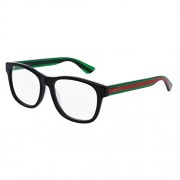 Gucci GG 0004OA 002 Asian Fit Black Plastic Square Eyeglasses 55mm - Modni dodaci - $126.27  ~ 802,14kn