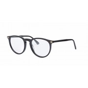 Gucci GG 0027O 001 Black Plastic Round Eyeglasses 50mm - Eyewear - $107.41 