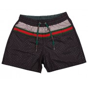 Gucci Swim Shorts, Black Mens Swim Trunks - Sizes: S, M, L, XL, XXL - Kostiumy kąpielowe - $130.00  ~ 111.66€