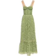 Gucci Women's Green Floral Lace Bustier - Kleider - 6,200.00€ 