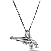 Gun Necklace #western #guns #cowboys - Ожерелья - $45.00  ~ 38.65€