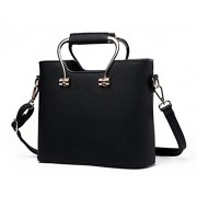H.Tavel Lady Womens Luxury 2 Tote Top-Handle Convertible Tote Handbag Satchel With Strap Midsize - Bag - $29.99 