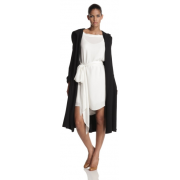 HALSTON HERITAGE Women's Hooded Coat Black - Jacket - coats - $895.00 