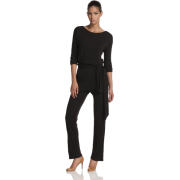 HALSTON HERITAGE Women's Long Sleeve Jumpsuit Black - Sakkos - $425.00  ~ 365.03€