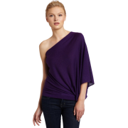 HALSTON HERITAGE Women's One Sleeve Top Purple - Top - $295.00  ~ 253.37€