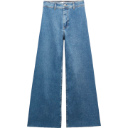 HIGH-WAISTED ZW SAILOR STRAIGHT JEANS - Capri & Cropped - $49.90  ~ ¥5,616