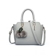 Handbag Zip Closure Tote Shoulder Purse Bag PU Leather Crossbody Shoulder Purse Satchel - Bag - $24.99 