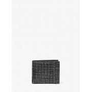 Harrison Crosshatch Leather Billfold Wallet - Wallets - $119.00 
