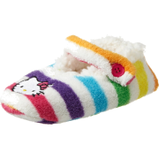 Hello Kitty Girls 7-16 Stripe Fuzzy Babba Slipper Socks Multi - Other - $12.00 