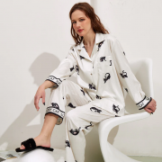 Herringbone Thread Ice Silk Pajamas - Pidžame - $28.00  ~ 177,87kn