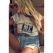 High Waist Short, White Tee, - My look - 