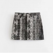 High waist animal print short skirt - Skirts - $25.99 