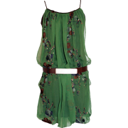 HippyGarden Green - sukienki - 