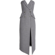 Houndstooth Midi Front Split - Other - 