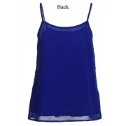 Hount Woman's Casual Summer Sexy Sleeveless Pleated Chiffon Tank Tops - Top - $3.99 