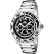 I By Invicta Men's 43658-002 Black Dial Stainless Steel Watch - Watches - $69.99 