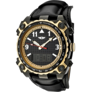 I By Invicta Men's 70970-002 Black Dial Black Leather Analog Digital Watch - Watches - $69.99 