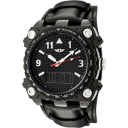 I By Invicta Men's 70970-005 Black Dial Black Leather Analog Digital Watch - Watches - $57.91 