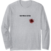 I'm Fine Bullet Hole Sweatshirt - Camisola - curta - $31.00  ~ 26.63€