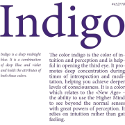 Indigo text - Teksty - 