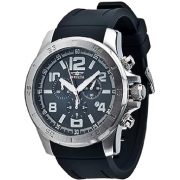 Invicta II Diver Chronograph Black Dial Black Silicone Strap Mens Watch 1913 - Watches - $99.98 