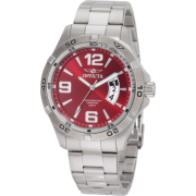 Invicta Men's 0084 Invicta II Red Dial Stainless Steel Watch - Watches - $93.93 