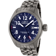 Invicta Men's 0191 Force Collection Blue Dial Matte Grey Stainless Steel Watch - Watches - $299.00 