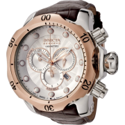 Invicta Men's 0359 Reserve Collection Venom Chronograph Brown Leather Watch - Watches - $340.40 